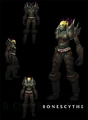 Orc female wearing Bonescythe Armor