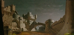 Concept art of Tol Barad in The Art of World of Warcraft.