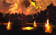Alysrazor flying upon Firelands