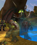 Mannoroth as seen in a vision in Nagrand.