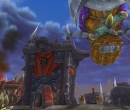 The zeppelin tower at the new Port.