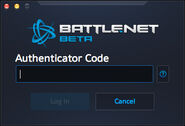 Battle.net app-Beta-Authenticator-Code