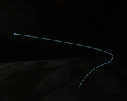 Keep to the right. You can only get onto the ramp by passing the corner.