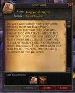 AlliancePride.png (353 KB) A personal letter from Varian Wrynn, sent to Alliance players.