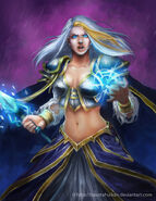 Jaina Proudmoore during the attack on Theramore Isle