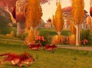 The blood elf starting area, Sunstrider Isle.