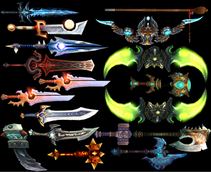 Famous weapons from .Note: Not all weapons are player-obtainable.