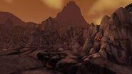 Staghelm Point from distance in Silithus the Wound