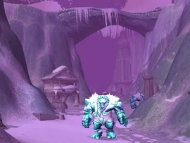 Frostwhisper Gorge, in southern Winterspring