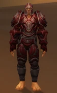 Human paladin in Crusader's Scaled Battlegear