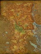 Rough map of Northern and Southern Barrens combined, post-Cataclysm (Current)