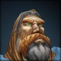 Uther as seen in Warcraft III.