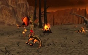 Black dragonkin in the Burning Steppes