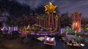 Darkmoon Faire roller coaster