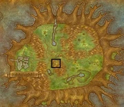 Map location of the Ban'ethil Barrow Den