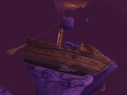 Twisting Nether wrecked ship