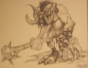 Dark troll concept art