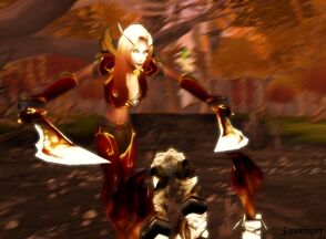 A ranger fighting a ghoul in the Third War.