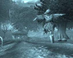 Duskwood scarecrow, while dead