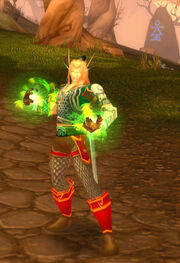 Blood Elf med Hearthstone