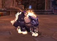 Winged Guardian on the ground