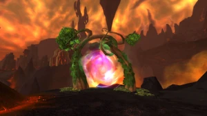 The portal from Mount Hyjal.