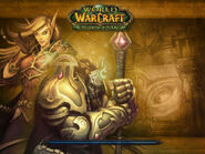 Outland and new race loading screen.