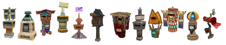 Most playable race mailboxes