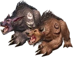 Night Elf and Tauren old bear forms.