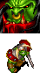 Grom as he was in Warcraft II:Beyond the Dark Portal.