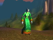 [Festive Green Dress]