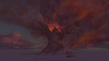 Teldrassil burning from Darkshore.jpg (91 KB)