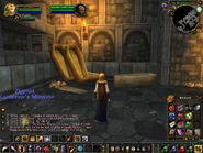 Though an open crypt, the cellar is free of mobs.