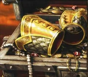 A steadied hand strikes true.Wristguards of True Flight art from the .