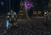 The Lich King honours  with his presence in the 