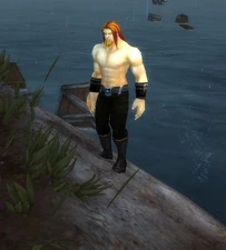 Liam at what remains of the Allen Farmstead after the Cataclysm.