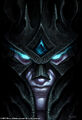 Arthas the Lich King as seen on the cover of the novel Arthas: Rise of The Lich King.