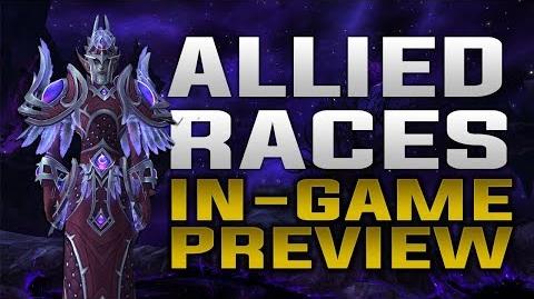 Allied Races In Game Preview - Mounts, Heritage Armor, Customization & Racials