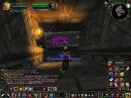 The demonic summoning circle awaits at the bottom of the cellar.