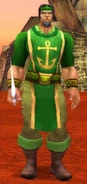 A Kul Tiras Sailor, wearing the kingdom's tabard.