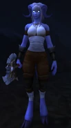 Yrel, as she looks shortly after being freed from slavery.