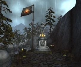 Aderic's Tomb, the final resting place of Liam, within Aderic's Repose.