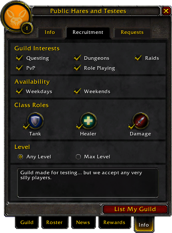 Guild window | WoWWiki | Fandom