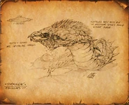 A giant worm living in Northrend, the dreaded Jormungar.