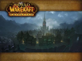 Old Battle for Gilneas City loading screen