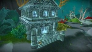 Under Horde control in the Ruins of Vashj'ir