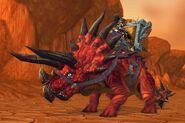 Undead riding her Crimson Primal Direhorn