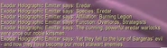 Eredar description.jpg (21 KB) Text under the "Eredar" hologram emitter in the Exodar.