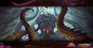 Hearthstone wallpaper from the "Whispers of the Old Gods" expansion
