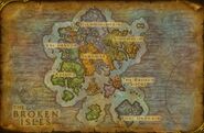 Map as of Patch 7.0.1 build 20740, but Thal'dranath was removed from the game before expansion launch